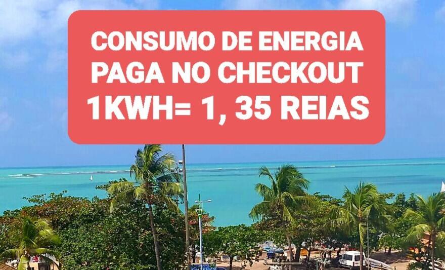 Na Beira Mar: Pajuçara Beachfront Apartment with Ocean View Maceio  Exterior photo